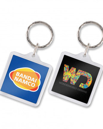 Lens Key Ring - Square 