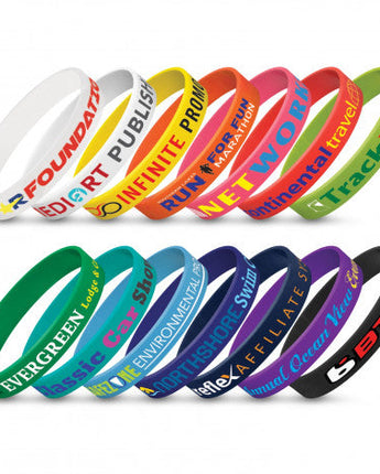 Silicone Wrist Band - Indent