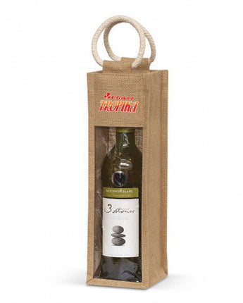 Serena Jute Wine Carrier