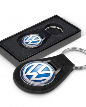 Baron Leather Key Ring - Round