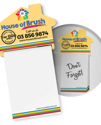 Magnetic House Memo Pad A7 - Full Colour