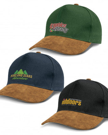 Outback Suede Peak Cap