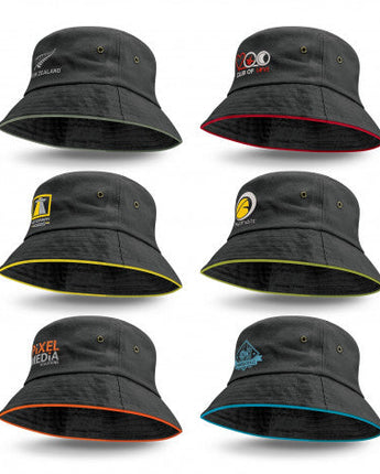 Bondi Bucket Hat - Coloured Sandwich Trim