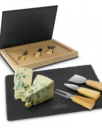 Montrose Slate Cheese Board Set