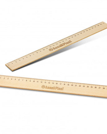 Wooden 30cm Ruler