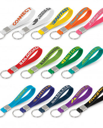 Silicone Key Ring - Embossed