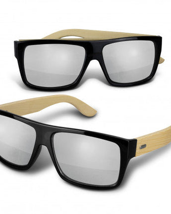 Maui Mirror Lens Sunglasses - Bamboo