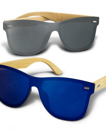 Ryder Mirror Lens Sunglasses - Bamboo