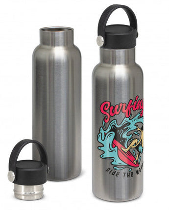 Nomad Vacuum Bottle Stainless - Carry Lid