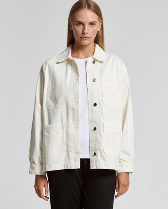 Wo's Denim Chore Jacket - 4581