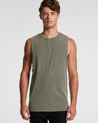 Mens Stone Wash Barnard Tank - 5039