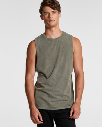 Mens Stone Wash Barnard Tank - 5039