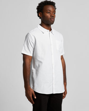 Mens Oxford S/S Shirt - 5407